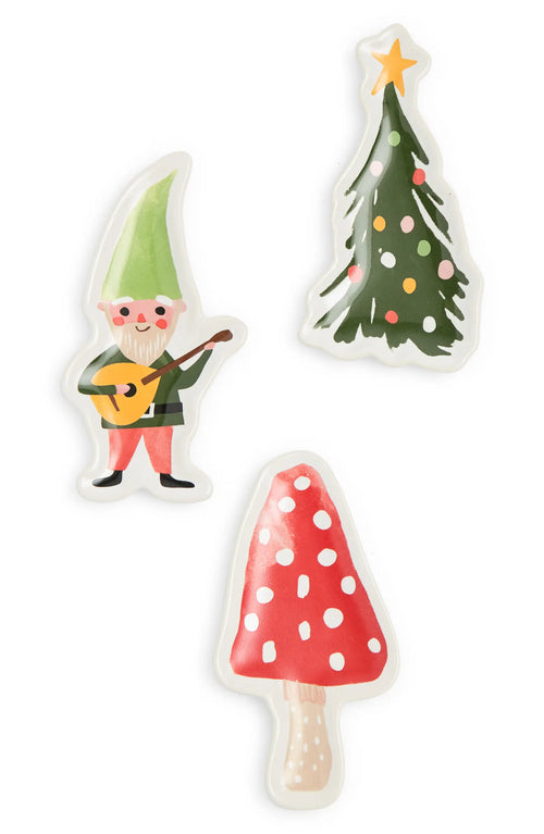 Gnome For The Holidays - Set of 3 Dish Set