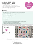 Bloomsbury Quilt Pattern - PDF