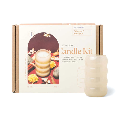 Candle Making Kit in Tobacco + Patchouli