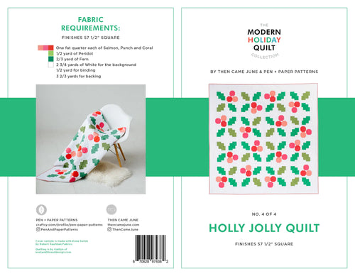 Holly Jolly Quilt - Printed Pattern
