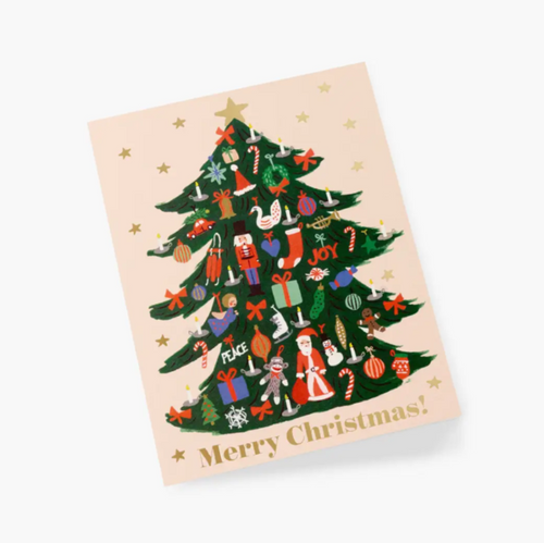 Trimmed Tree Christmas Card