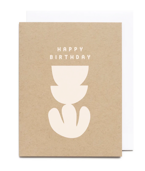Happy Birthday Silhouette Card