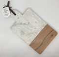 Serving Paddle in Marble/Wood