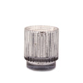 Short Mercury Glass Candle- Cypress & Fir