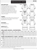 Roscoe Blouse & Dress - Paper Pattern